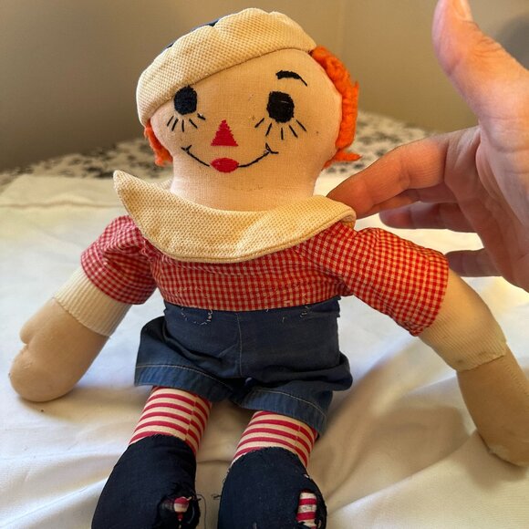Vintage 1940' Raggedy Andy Doll - Picture 1 of 6